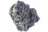 Purple, Cubic Fluorite Crystal Cluster - Pakistan #221245-2